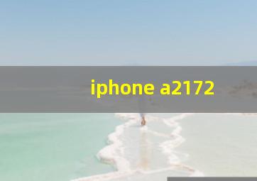 iphone a2172